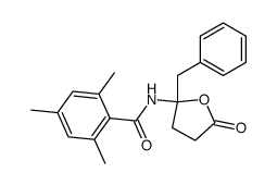 γ-Benzyl-γ-(mesitoylamino)butyrolacton结构式