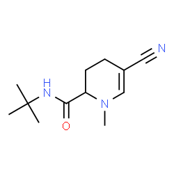 2-Pyridinecarboxamide,5-cyano-N-(1,1-dimethylethyl)-1,2,3,4-tetrahydro-1-methyl-(9CI) Structure