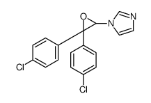 1-[3,3-bis(4-chlorophenyl)oxiran-2-yl]imidazole结构式