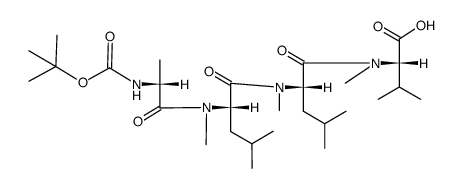 Boc-D-Ala-MeLeu-MeLeu-MeVal-OH图片