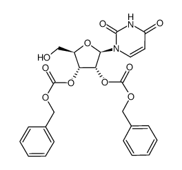 2′,3′-O-bis-(benzyloxycarbonyl)uridine结构式