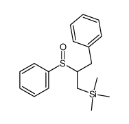 trimethyl(3-phenyl-2-(phenylsulfinyl)propyl)silane结构式