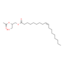 2-ACETYL-1-OLEOYLGLYCEROL结构式