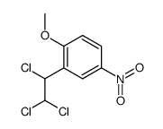 4-nitro-2-(1,2,2-trichloro-ethyl)-anisole Structure