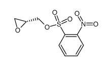 (2R)-3-(2-nitrobenzenesulfonyloxy)-1,2-epoxypropane Structure