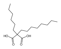 hexyl-octylmalonic acid Structure