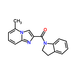 2,3-Dihydro-1H-indol-1-yl(5-methylimidazo[1,2-a]pyridin-2-yl)methanone Structure