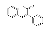 3-phenyl-4-pyridin-2-ylbut-3-en-2-one结构式