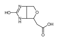 2-(2-oxo-1,3,3a,4,6,6a-hexahydrofuro[3,4-d]imidazol-4-yl)acetic acid结构式