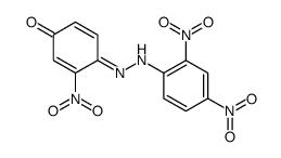 4-[(2,4-dinitrophenyl)hydrazinylidene]-3-nitrocyclohexa-2,5-dien-1-one Structure