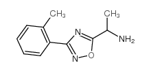 1-(3-O-TOLYL-[1,2,4]OXADIAZOL-5-YL)-ETHYLAMINE structure