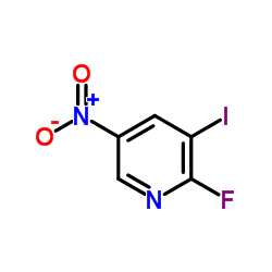 2-Fluoro-3-iodo-5-nitropyridine Structure