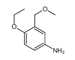 4-ethoxy-3-(methoxymethyl)aniline Structure