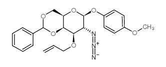 4-METHOXYPHENYL 3-O-ALLYL-2-AZIDO-4,6-O-BENZYLIDENE-2-DEOXY-BETA-D-GALACTOPYRANOSIDE Structure