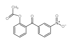 2-ACETOXY-3'-NITROBENZOPHENONE结构式