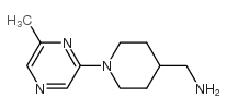 [1-(6-METHYLPYRAZIN-2-YL)PIPERID-4-YL]METHYLAMINE结构式