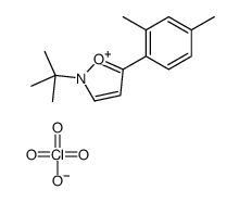 2-tert-butyl-5-(2,4-dimethylphenyl)-1,2-oxazol-2-ium,perchlorate Structure