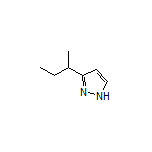 3-(sec-Butyl)-1H-pyrazole Structure