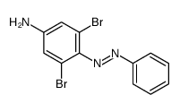 3,5-dibromo-4-phenyldiazenylaniline Structure