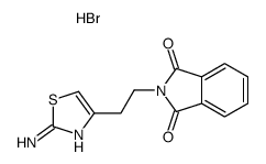 2-[2-(2-AMINO-1,3-THIAZOL-4-YL)ETHYL]-1H-ISOINDOLE-1,3(2H)-DIONE HYDROBROMIDE结构式