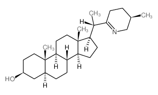 (3beta,5alpha,25beta)-16,28-Secosolanid-22(28)-en-3-ol Structure