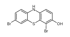 4,7-dibromo-10H-phenothiazin-3-ol Structure