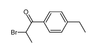 1-(4-ethyl-phenyl)-2-bromo-propan-1-one Structure