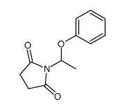 N-(1-phenoxy-ethyl)-succinimide Structure