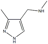 n-methyl-n-[(3-methyl-1h-pyrazol-4-yl)methyl]amine Structure