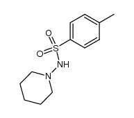 4-methyl-N-(piperidin-1-yl)benzenesulfonamide Structure