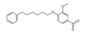 1-Phenyl-6-(4-nitro-2-methoxy-phenoxy)-hexan结构式