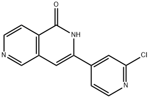 3-(2-chloropyridin-4-yl)-2,6-naphthyridin-1(2H)-one Structure