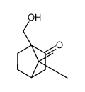 1-Hydroxymethyl-7,7-dimethylbicyclo[2.2.1]heptan-2-one Structure