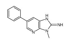 3-methyl-6-phenylimidazo[4,5-b]pyridin-2-amine结构式