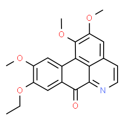 9-Ethoxy-1,2,10-trimethoxy-7H-dibenzo[de,g]quinolin-7-one结构式