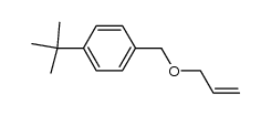 1-allyloxymethyl-4-tert-butylbenzene结构式