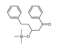 1,5-diphenyl-3-trimethylsilyloxypentan-1-one结构式