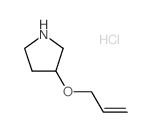 3-(Allyloxy)pyrrolidine hydrochloride Structure