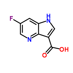 6-Fluoro-1H-pyrrolo[3,2-b]pyridine-3-carboxylic acid Structure