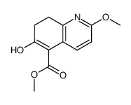 Methyl 6-hydroxy-2-methoxy-7,8-dihydroquinoline-5-carboxylate structure