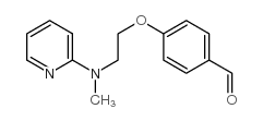 4-(2-(METHYL(PYRIDIN-2-YL)AMINO)ETHOXY)BENZALDEHYDE Structure