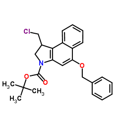 2-Methyl-2-propanyl 5-(benzyloxy)-1-(chloromethyl)-1,2-dihydro-3H-benzo[e]indole-3-carboxylate picture