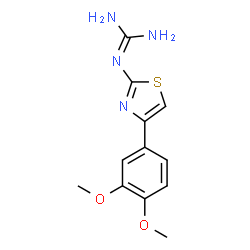 N-[4-(3,4-DIMETHOXY-PHENYL)-THIAZOL-2-YL]-GUANIDINE structure