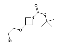 2-Methyl-2-propanyl 3-(2-bromoethoxy)-1-azetidinecarboxylate Structure