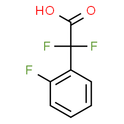 2,2-difluoro-2-(2-fluorophenyl)acetic acid Structure