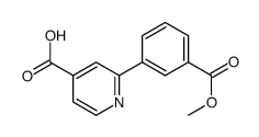 2-(3-methoxycarbonylphenyl)pyridine-4-carboxylic acid Structure