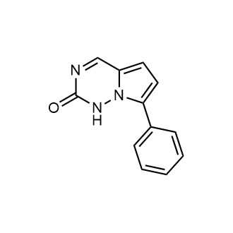 7-苯基吡咯并[2,1-f][1,2,4]三嗪-2(1H)-酮结构式