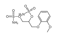 [1-(2-methoxyphenoxy)-3-sulfamoyloxypropan-2-yl] sulfamate Structure