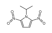 1-isopropyl-2,5-dinitropyrrole结构式