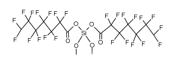 dimethoxysilanediyl bis(7H-dodecafluoroheptanoate)结构式